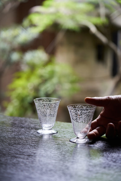 Baccarat バカラ／Michelangelo ミケランジェロ オールドバカラ「ミケランジェロ Michelangelo 花瓶 高さ12.8cm