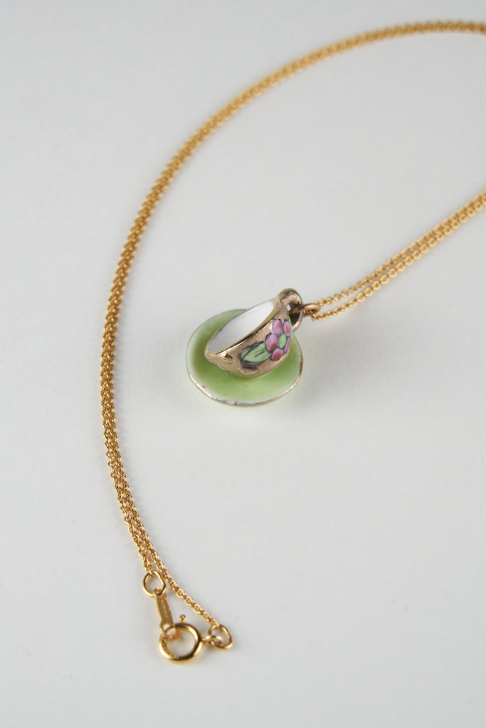 Cup&Saucer Necklace by Louise Buchan