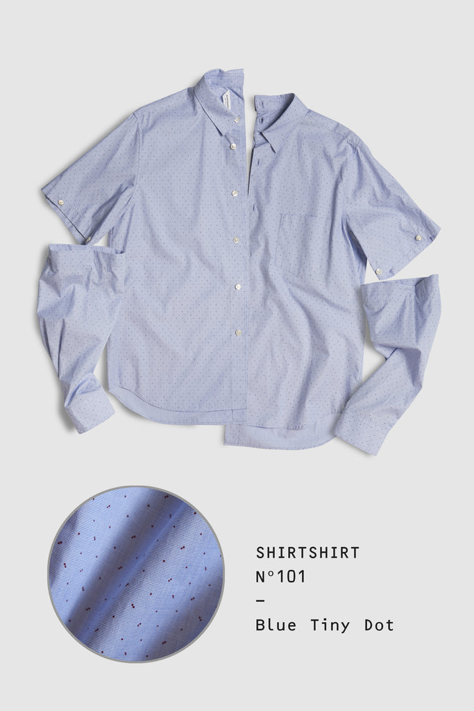 SHIRTSHIRT - Blue Tiny Dot / Nº101