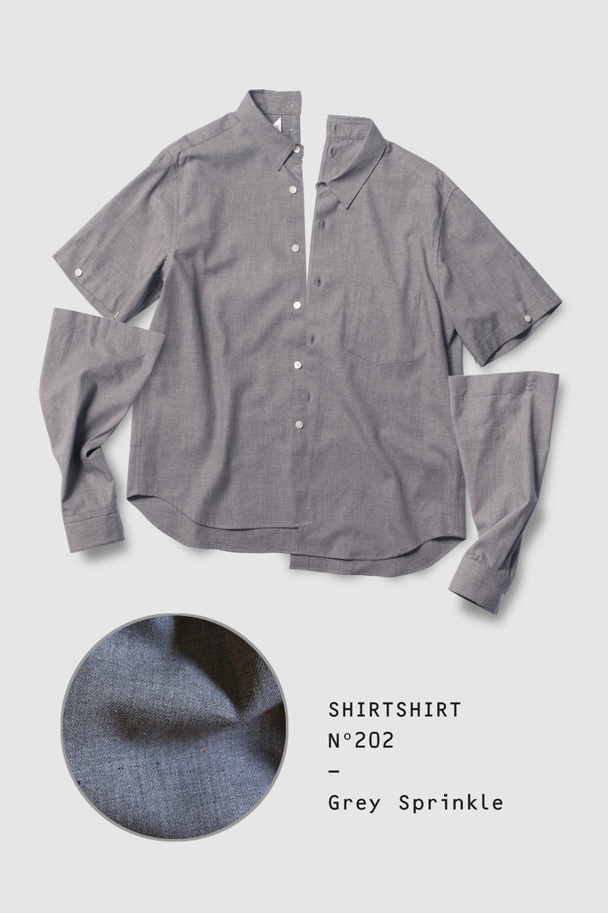 SHIRTSHIRT - Grey Sprinkle / Nº202